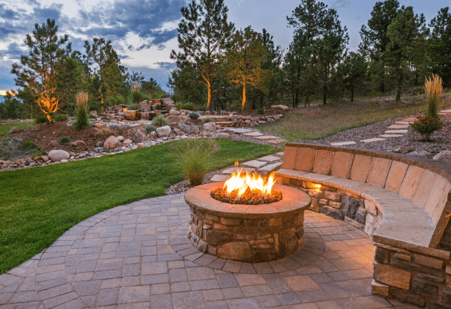 backyard fire pit ideas landscaping