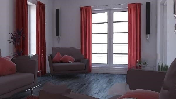 Red Curtains For Living Room